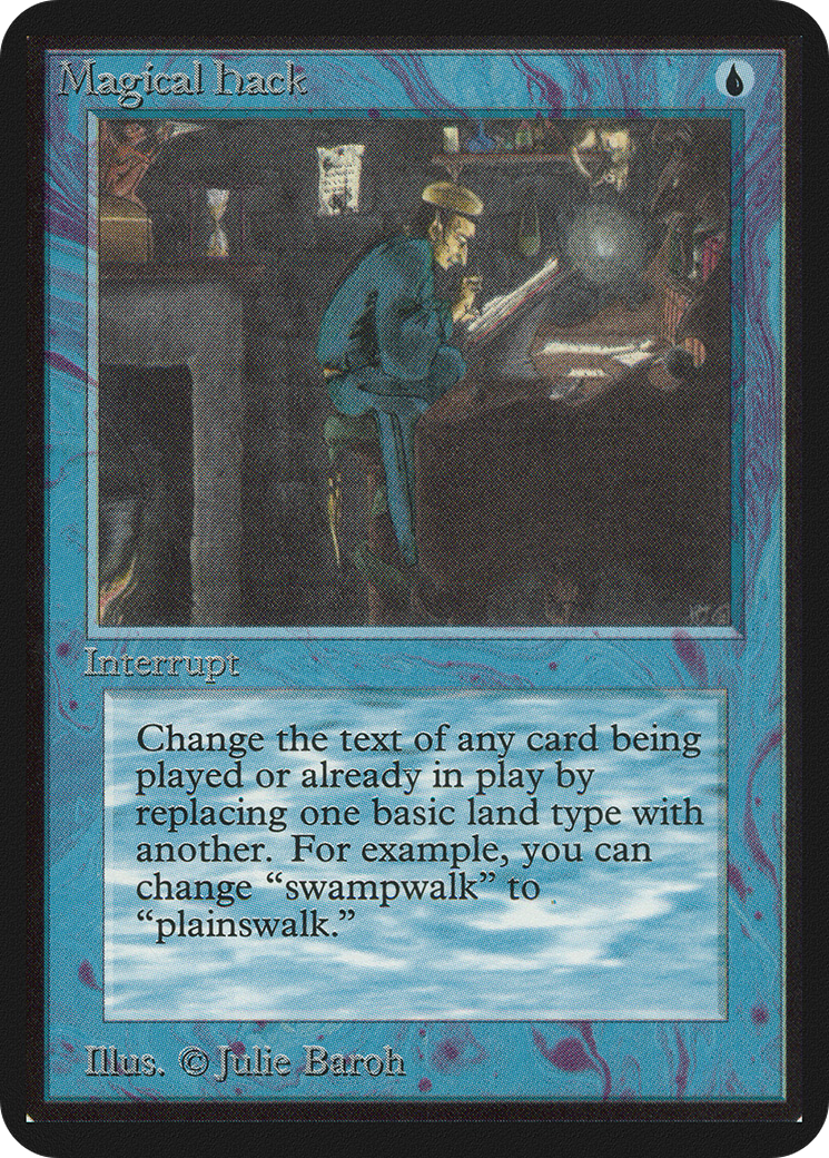 Magical Hack (LEA-) [Oldschool] Limited Edition Alpha MTG Single Wizards of the Coast