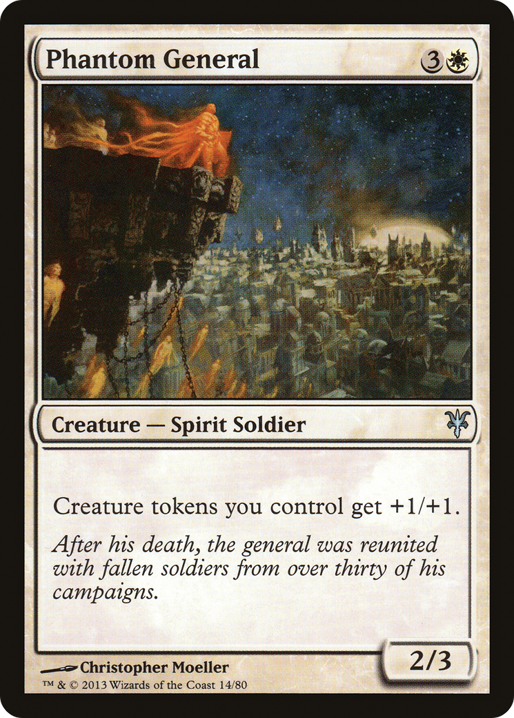 Phantom General (DDK-014) [Misc] Duel Decks: Sorin vs. Tibalt MTG Single Wizards of the Coast