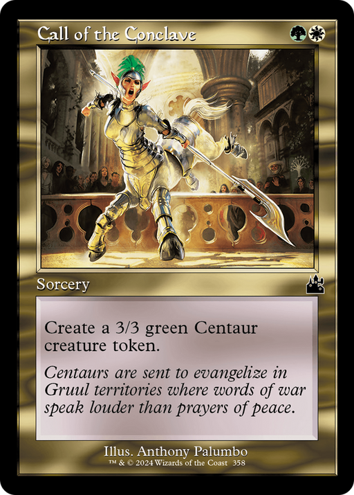 Call of the Conclave (RVR-358) [Ravnica Remastered] Foil MTG Single Wizards of the Coast
