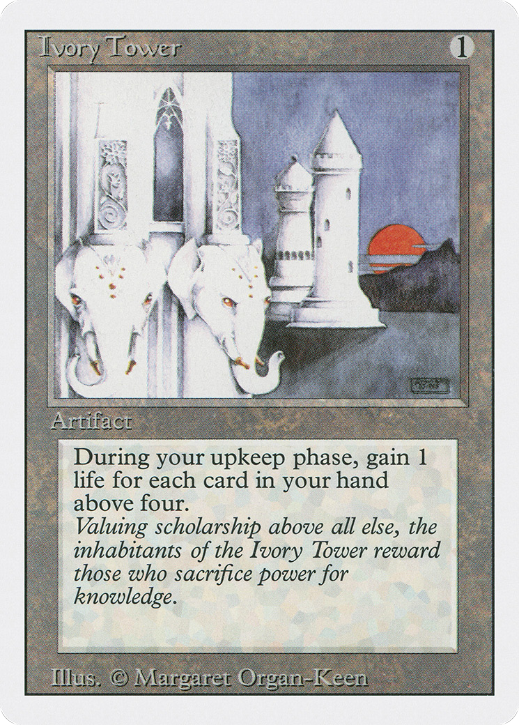 Ivory Tower (3ED-254) [Revised Edition] MTG Single Wizards of the Coast