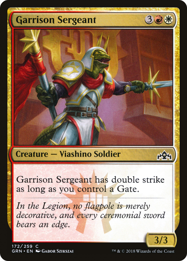 Garrison Sergeant (GRN-172) [Guilds of Ravnica] MTG Single Wizards of the Coast