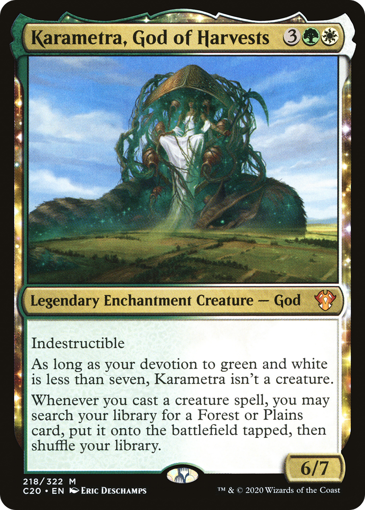 Karametra, God of Harvests (C20-218) [Commander 2020] MTG Single Wizards of the Coast