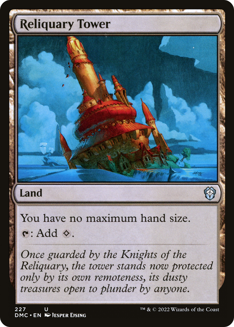 Reliquary Tower (DMC-227) [Dominaria United Commander] MTG Single Wizards of the Coast