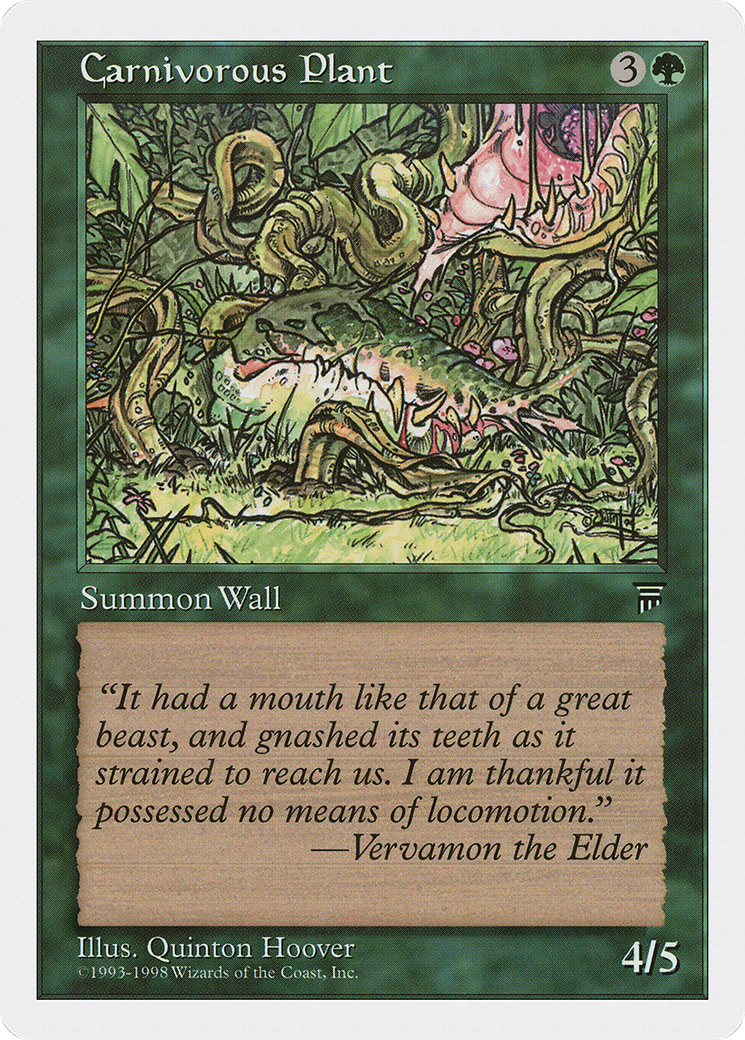 Carnivorous Plant (ATH-053) [Anthologies] MTG Single Wizards of the Coast