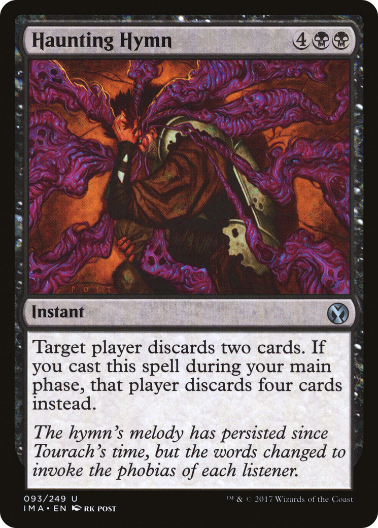 Haunting Hymn (IMA-093) [Iconic Masters] Foil MTG Single Wizards of the Coast