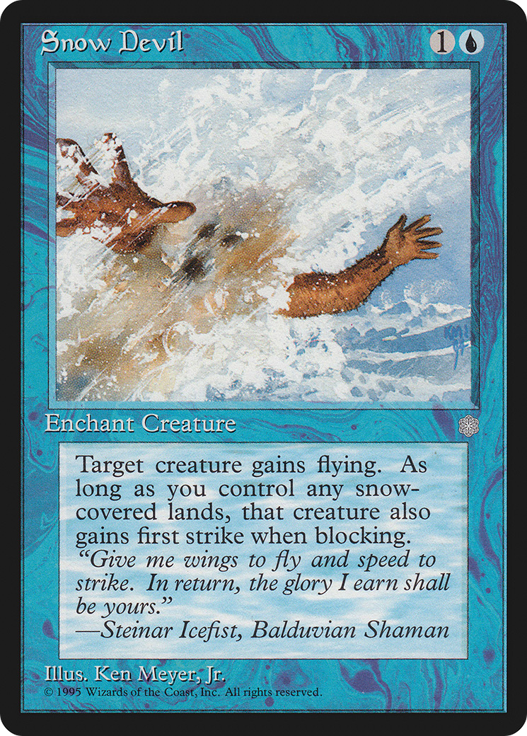 Snow Devil (ICE-100) [Ice Age] MTG Single Wizards of the Coast