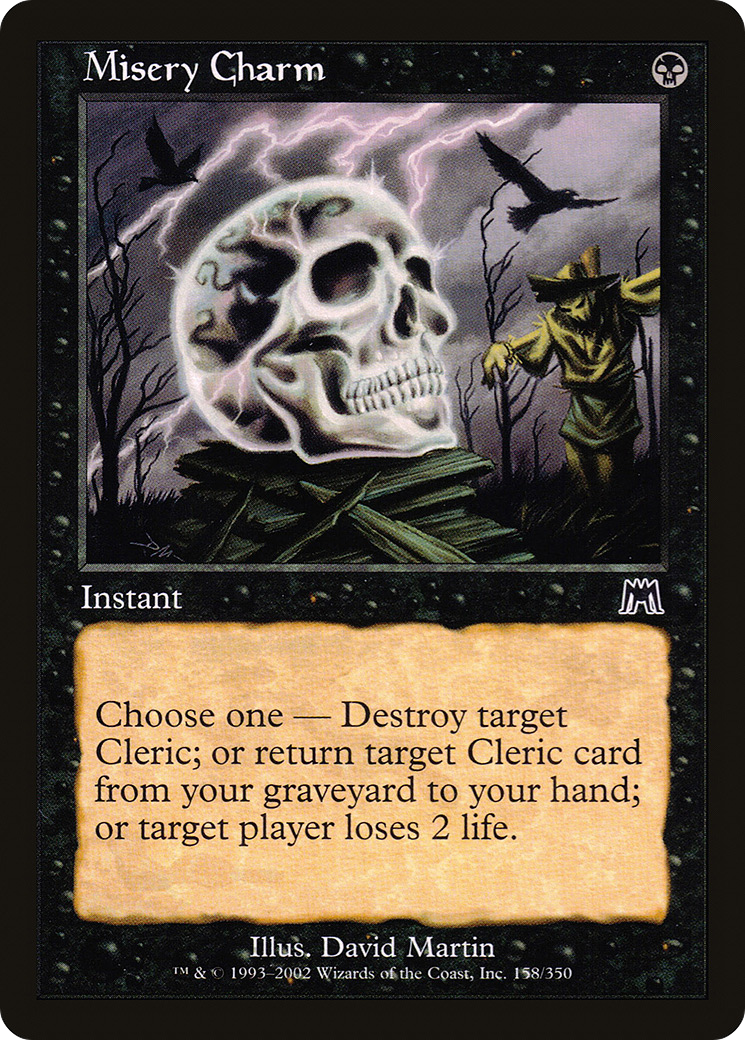Misery Charm (ONS-158) [Onslaught] Foil MTG Single Wizards of the Coast