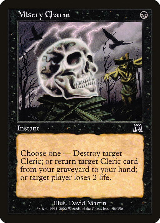 Misery Charm (ONS-158) [Onslaught] MTG Single Wizards of the Coast
