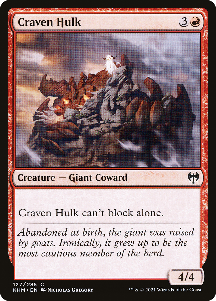 Craven Hulk (KHM-127) [Kaldheim] MTG Single Wizards of the Coast