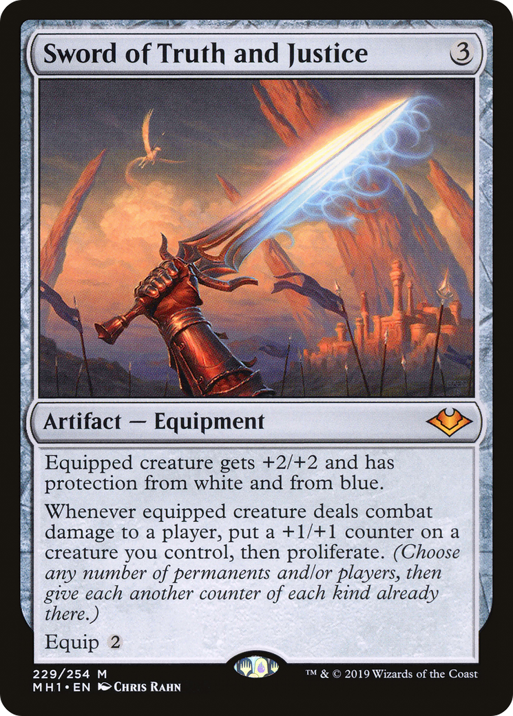 Sword of Truth and Justice (MH1-229) [Modern Horizons] Foil MTG Single Modern Horizons