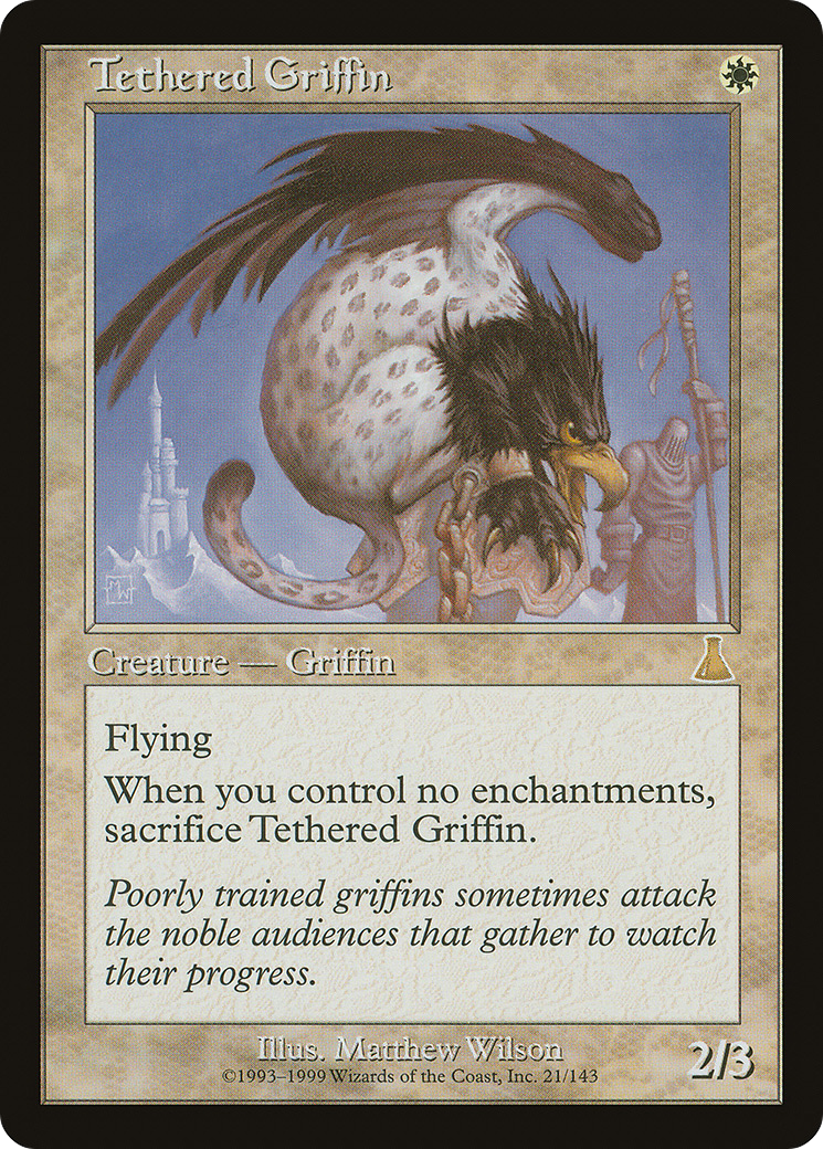 Tethered Griffin (UDS-021) [Urza's Destiny] MTG Single Wizards of the Coast