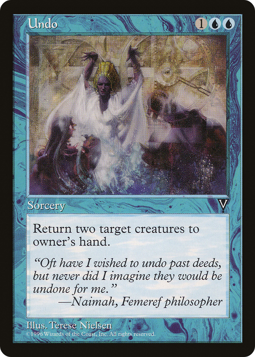 Undo (VIS-047) [Visions] MTG Single Wizards of the Coast
