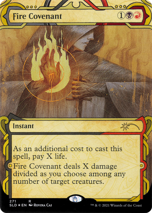 Fire Covenant (SLD-271) [Secret Lair] Drop (Showcase) MTG Single Wizards of the Coast