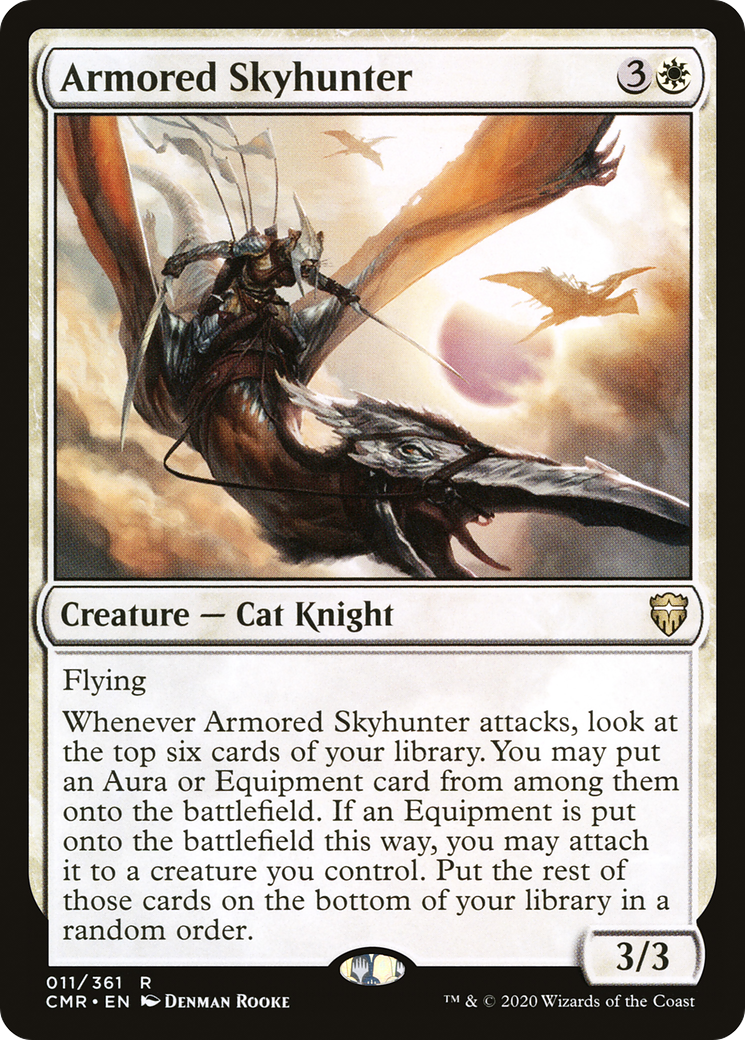 Armored Skyhunter (CMR-011) [Commander Legends] MTG Single Wizards of the Coast
