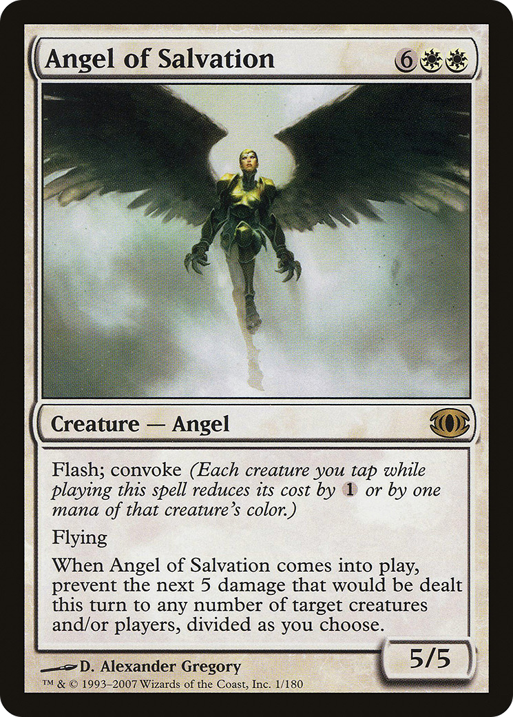 Angel of Salvation (FUT-001) [Future Sight] MTG Single Wizards of the Coast