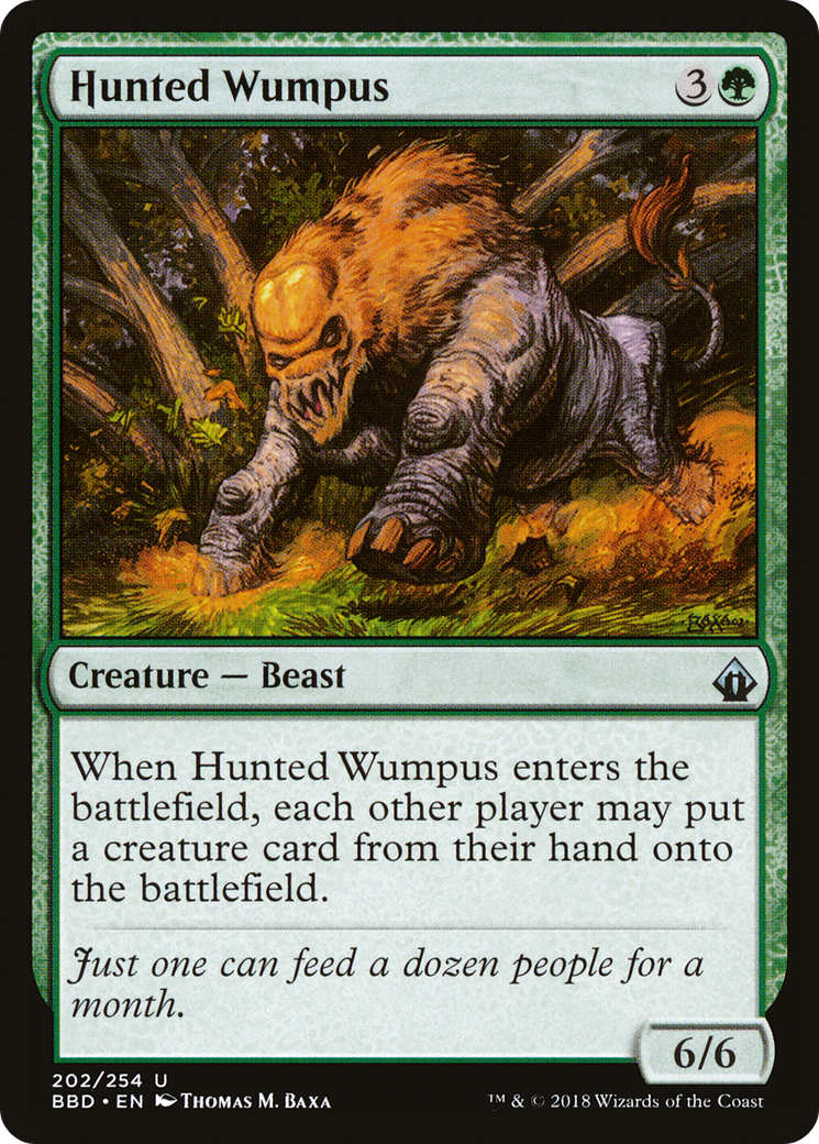 Hunted Wumpus (BBD-202) [Battlebond] MTG Single Wizards of the Coast