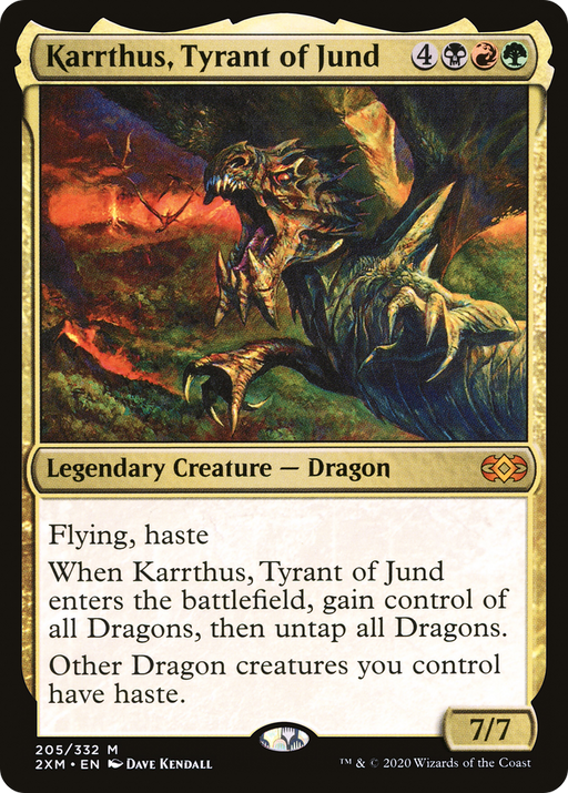 Karrthus, Tyrant of Jund (2XM-205) [Double Masters] MTG Single Wizards of the Coast