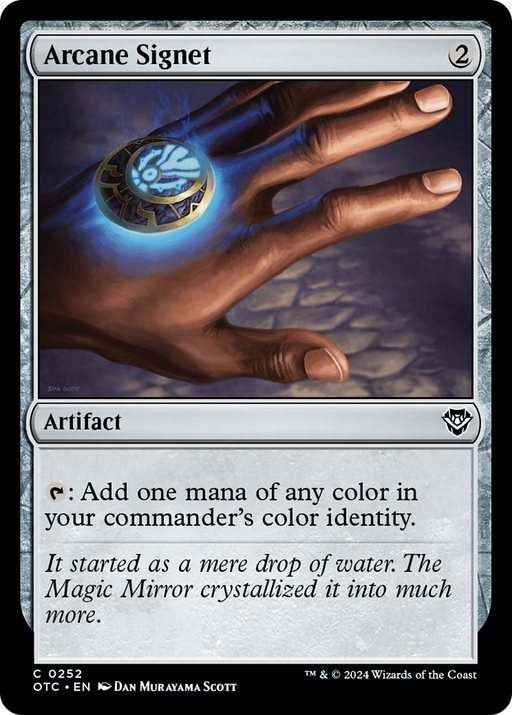 Arcane Signet (OTC-252) [Outlaws of Thunder Junction Commander] MTG Single Wizards of the Coast