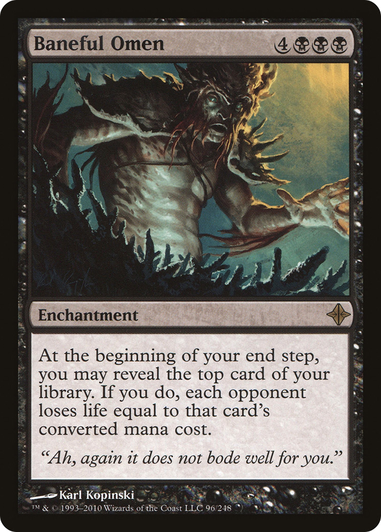 Baneful Omen (ROE-096) [Rise of the Eldrazi] MTG Single Wizards of the Coast
