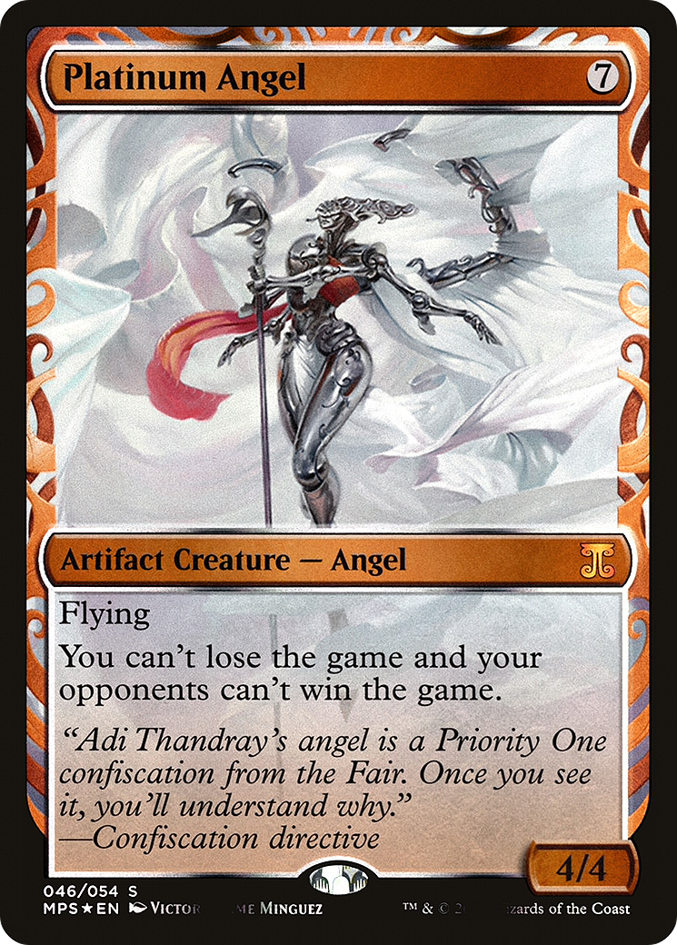 Platinum Angel (MPS-046) [Kaladesh Inventions] Foil MTG Single Wizards of the Coast