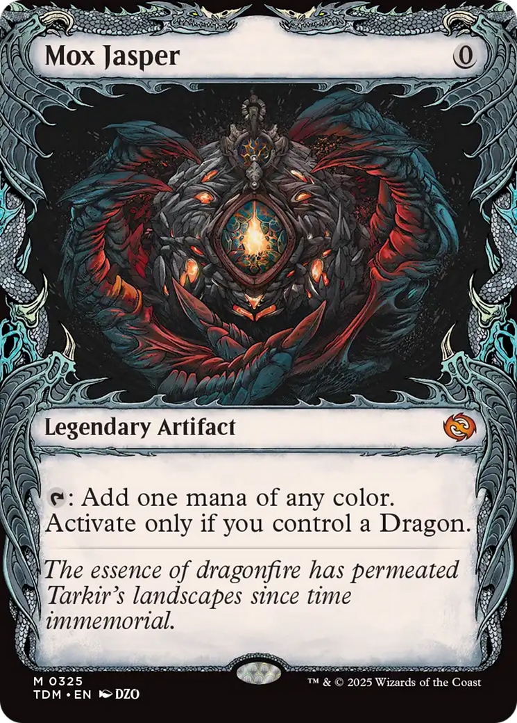Mox Jasper (Showcase) (TDM-325) [Tarkir: Dragonstorm] Foil MTG Single Wizards of the Coast