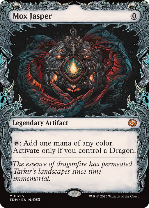 Mox Jasper (Showcase) (TDM-325) [Tarkir: Dragonstorm] Foil MTG Single Wizards of the Coast