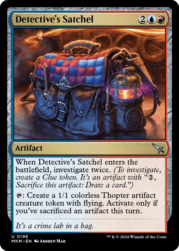 Detective's Satchel (MKM-196) [Murders at Karlov Manor] MTG Single Wizards of the Coast