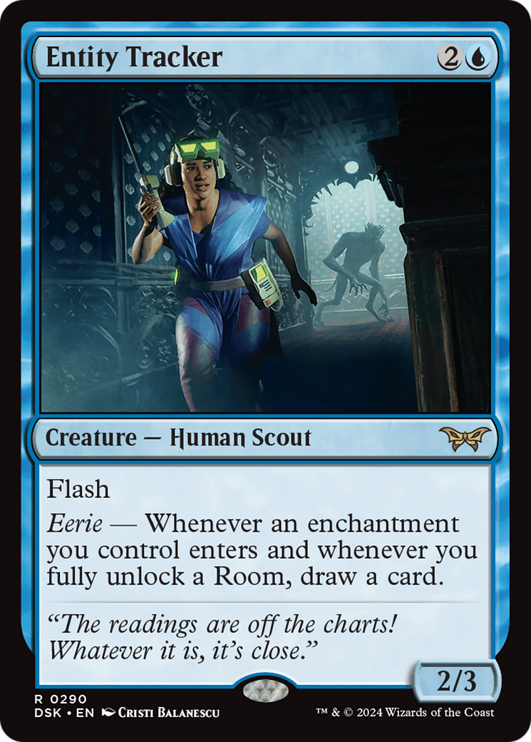 Entity Tracker (0290) (DSK-290) [Duskmourn: House of Horror] Foil MTG Single Wizards of the Coast