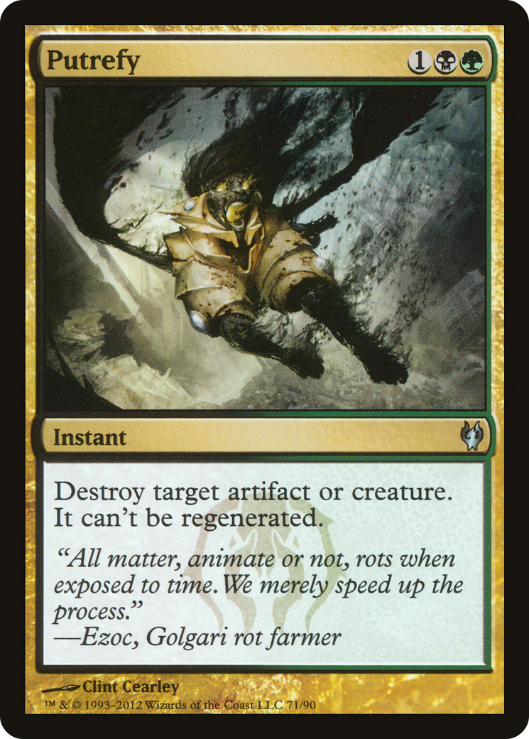 Putrefy (DDJ-071) [Misc] Duel Decks: Izzet vs. Golgari MTG Single Wizards of the Coast