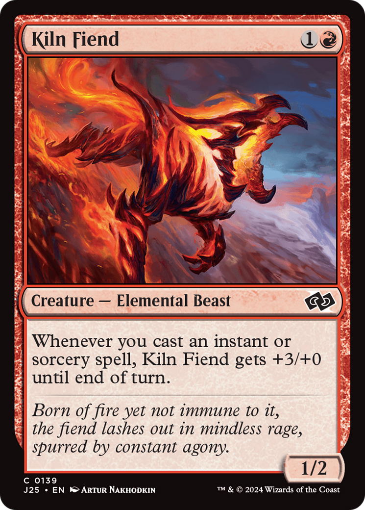 Kiln Fiend (J25-139) [Foundations Jumpstart] MTG Single Wizards of the Coast