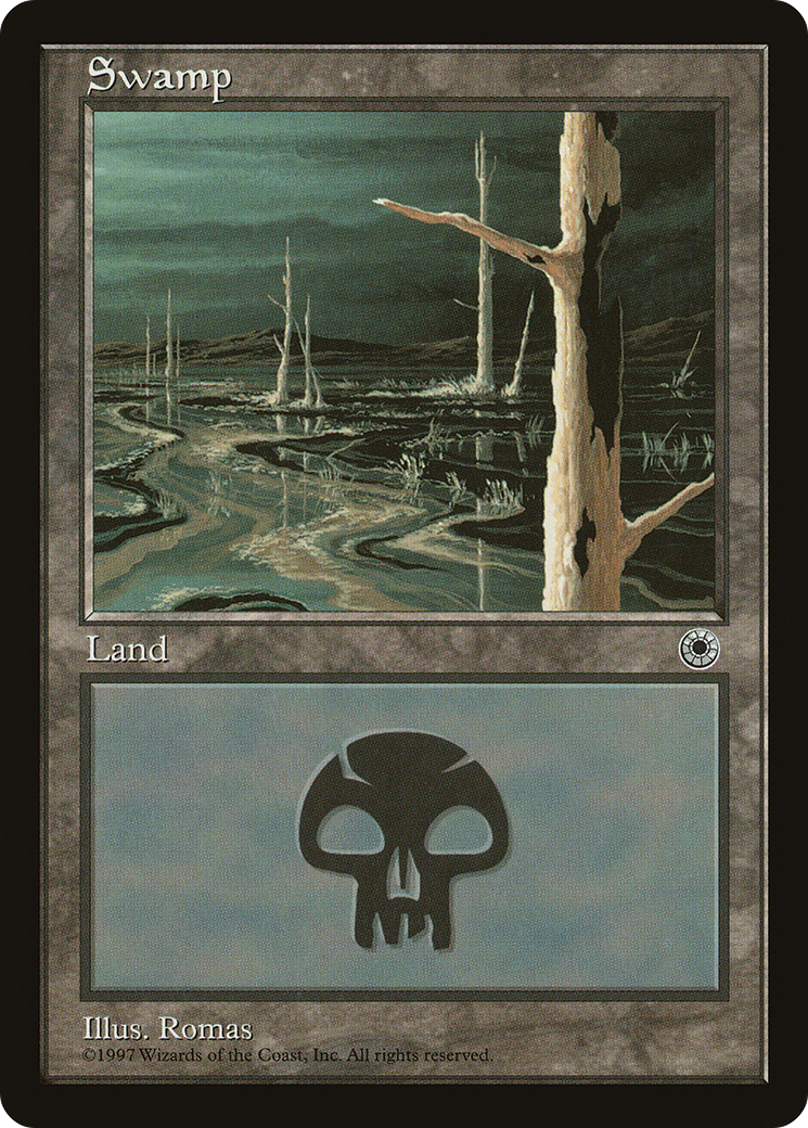 Swamp (POR-206) [Misc] Portal MTG Single Wizards of the Coast