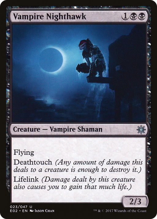 Vampire Nighthawk (E02-023) [Misc] Explorers of Ixalan MTG Single Wizards of the Coast