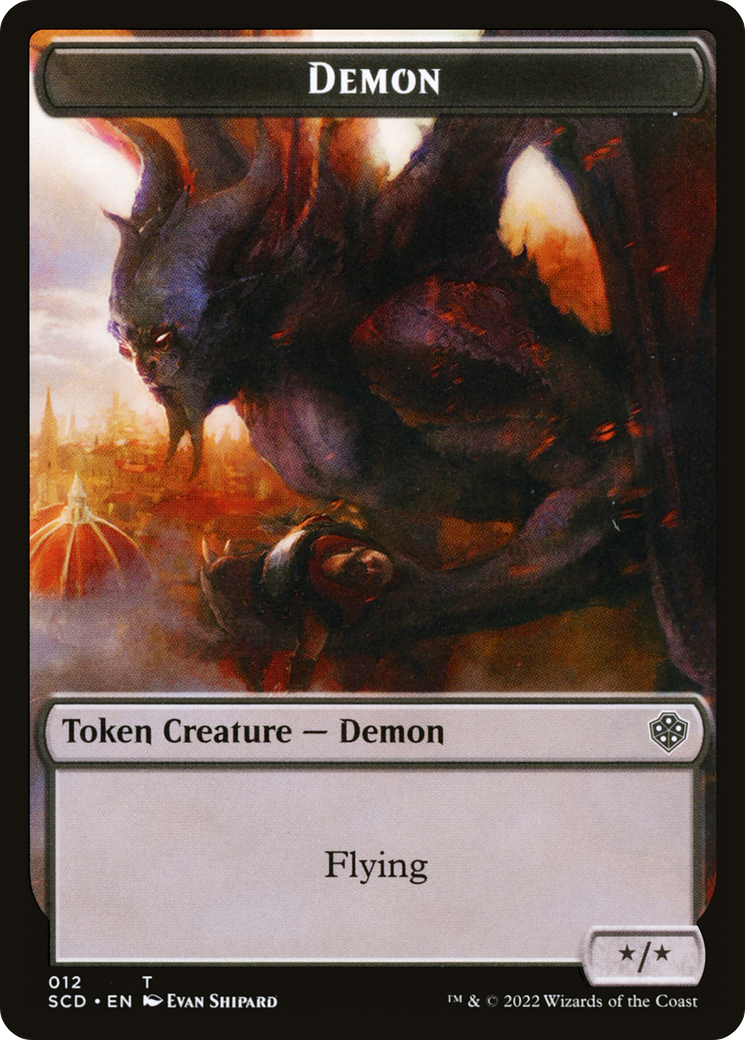 Demon (TSCD-012) [Tokens] Starter Commander Deck Tokens Foil MTG Single Wizards of the Coast