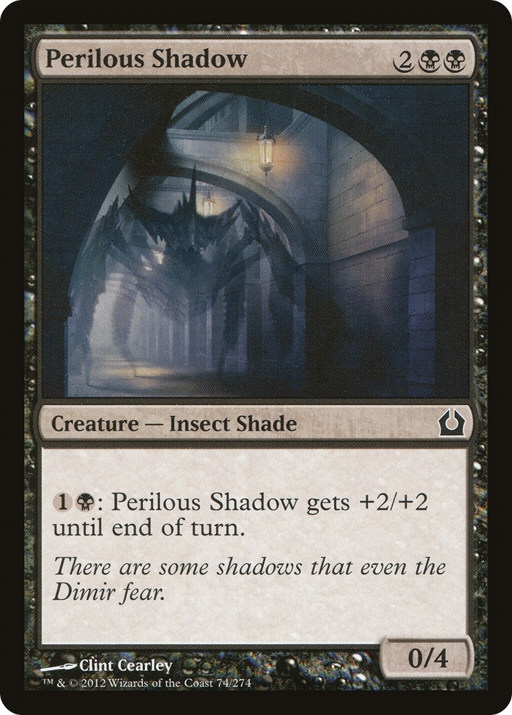 Perilous Shadow (RTR-074) [Return to Ravnica] Foil MTG Single Wizards of the Coast