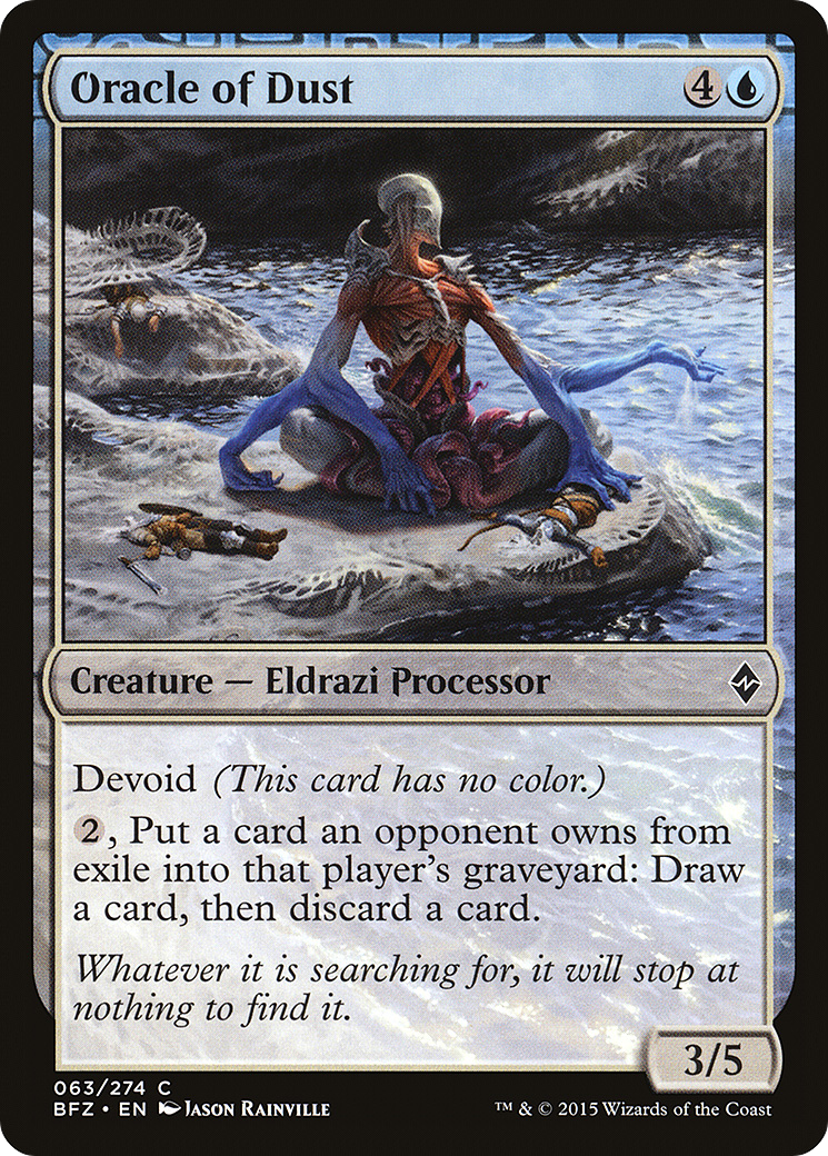 Oracle of Dust (BFZ-063) [Battle for Zendikar] MTG Single Wizards of the Coast