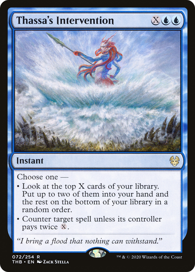 Thassa's Intervention (THB-072) [Theros Beyond Death] MTG Single Wizards of the Coast