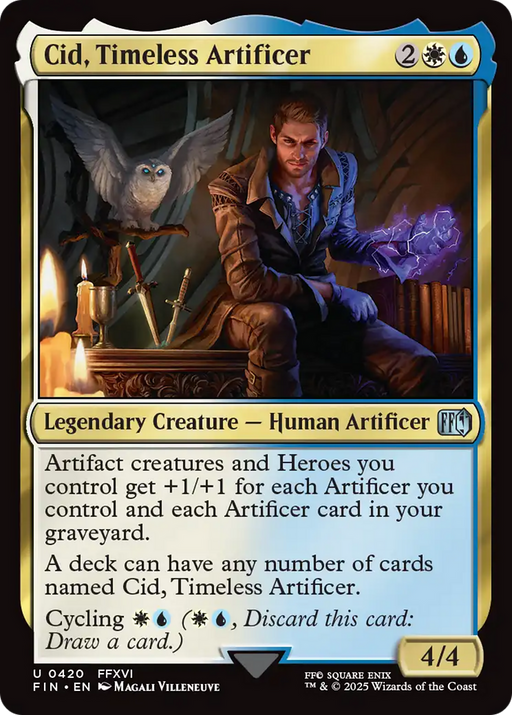 Cid, Timeless Artificer (0420) (FIN-420) [FINAL FANTASY] MTG Single Wizards of the Coast