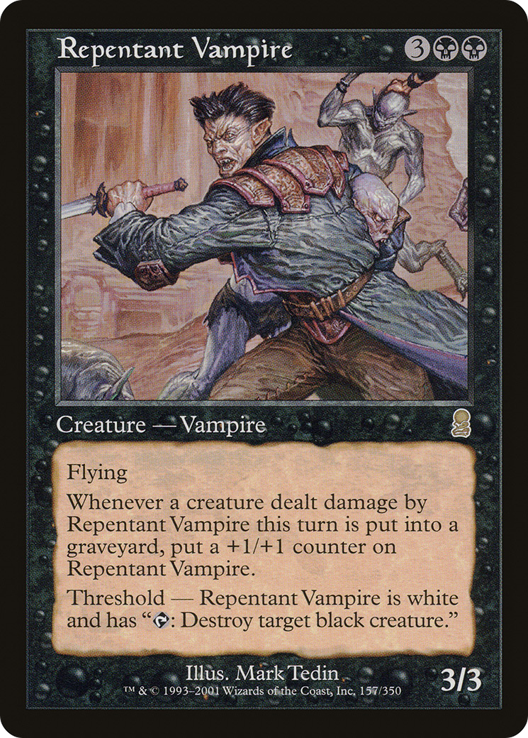 Repentant Vampire (ODY-157) [Odyssey] Foil MTG Single Wizards of the Coast