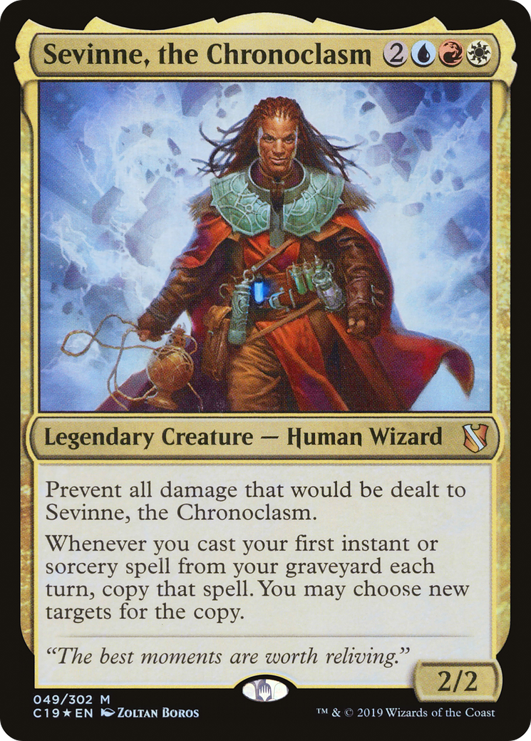 Sevinne, the Chronoclasm (C19-049) [Commander 2019] Foil MTG Single Wizards of the Coast