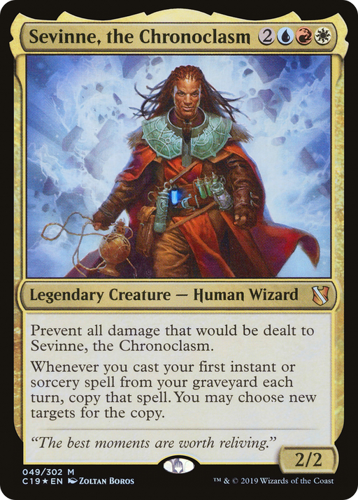 Sevinne, the Chronoclasm (C19-049) [Commander 2019] Foil MTG Single Wizards of the Coast