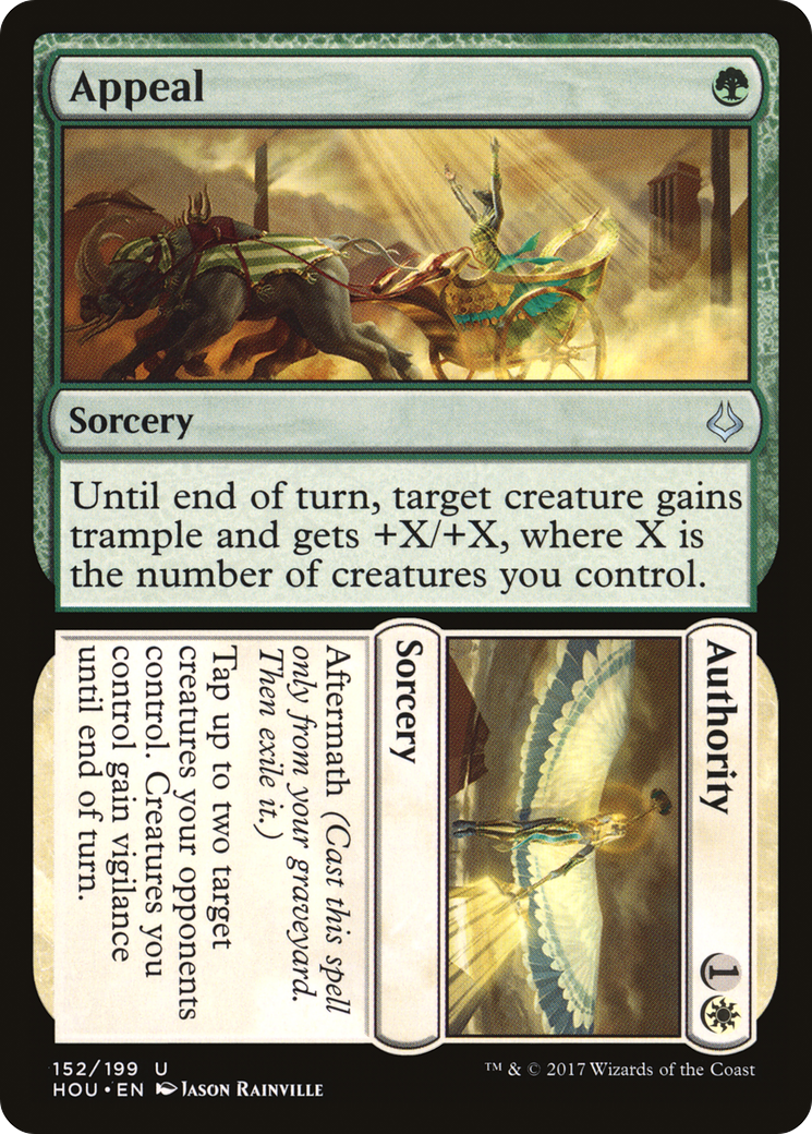 Appeal // Authority (HOU-152) [Hour of Devastation] Foil MTG Single Wizards of the Coast