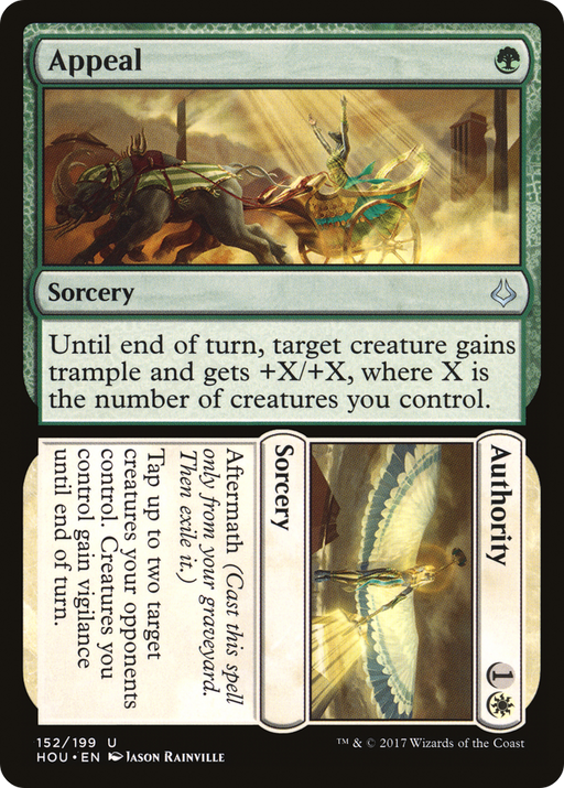 Appeal // Authority (HOU-152) [Hour of Devastation] Foil MTG Single Wizards of the Coast