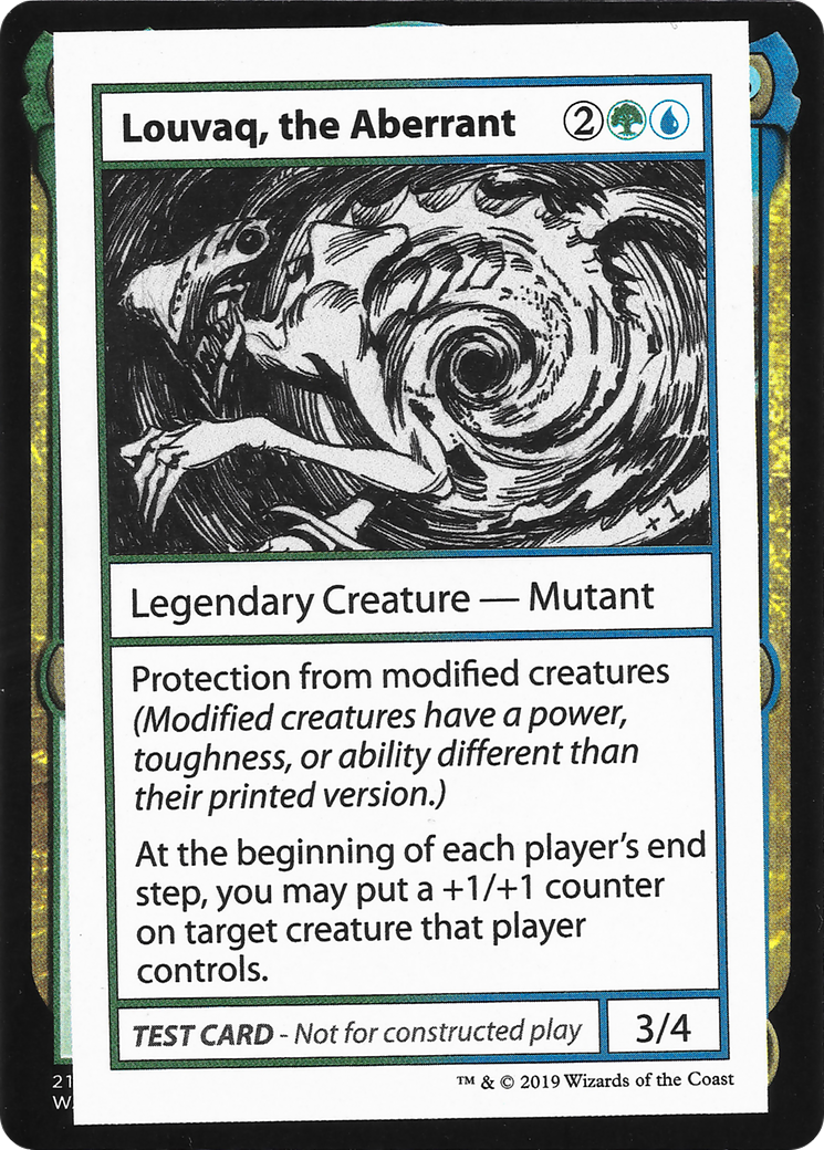 Louvaq, the Aberrant (CMB1-095) [Mystery Booster] Playtest Cards 2021 MTG Single Wizards of the Coast