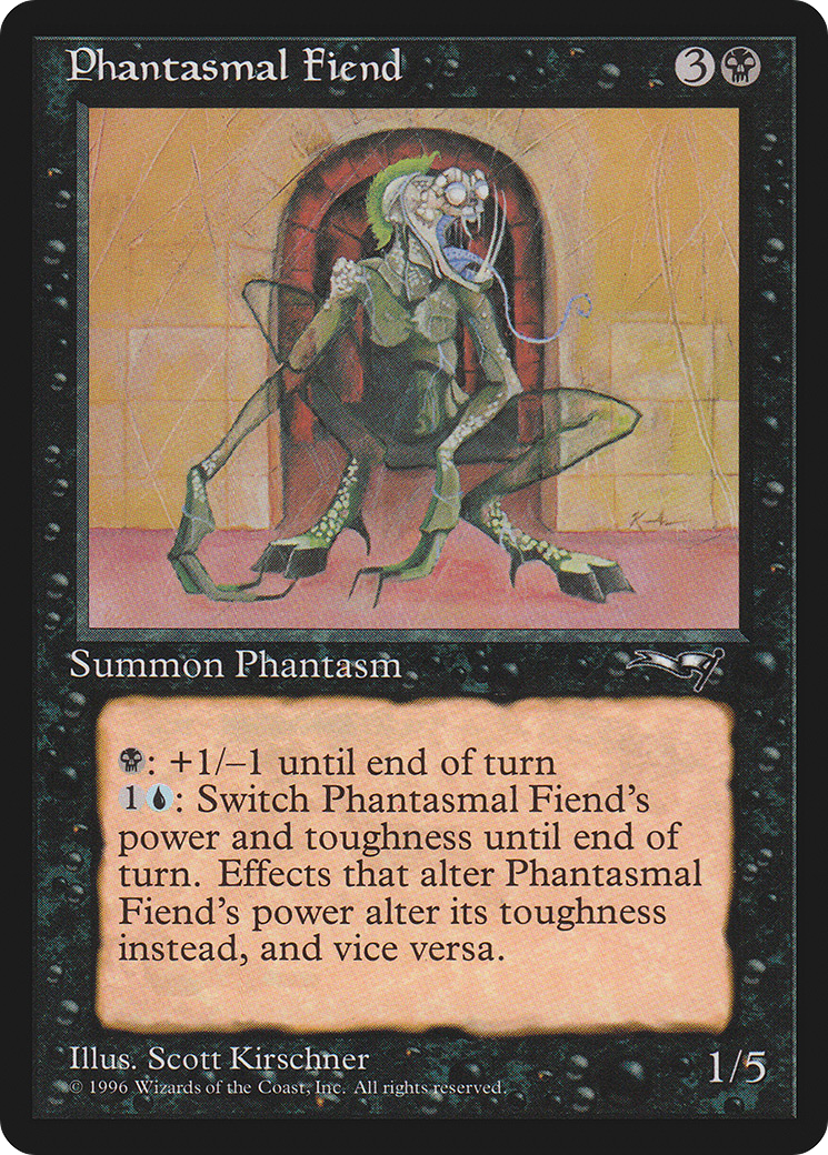 Phantasmal Fiend (ALL-57B) [Alliances] MTG Single Wizards of the Coast