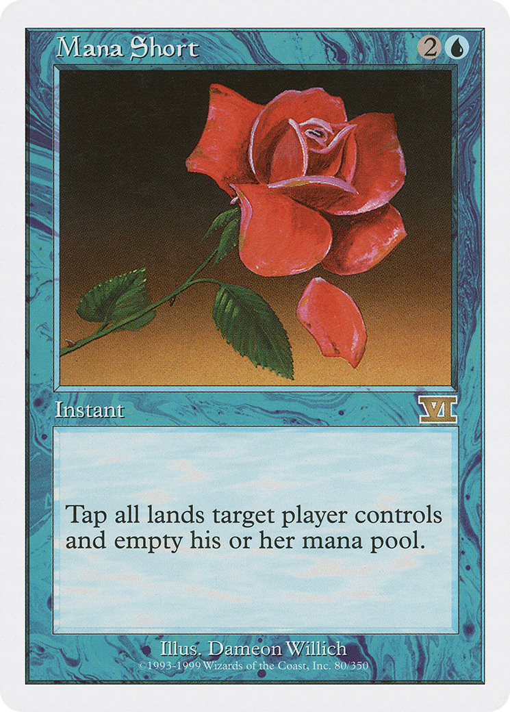 Mana Short (6ED-080) [Classic Sixth Edition] MTG Single Wizards of the Coast