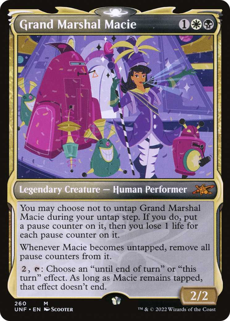 Grand Marshal Macie (UNF-260) [Unfinity] (Showcase) MTG Single Wizards of the Coast