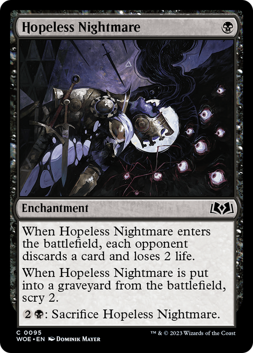 Hopeless Nightmare (WOE-095) [Wilds of Eldraine] MTG Single Wizards of the Coast