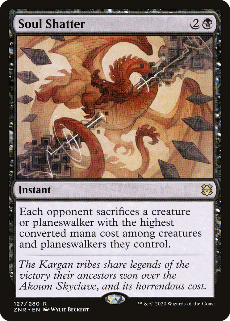 Soul Shatter (ZNR-127) [Zendikar Rising] MTG Single Wizards of the Coast