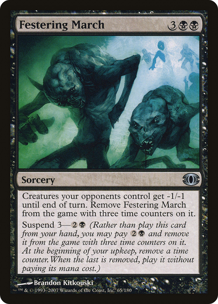 Festering March (FUT-065) [Future Sight] MTG Single Wizards of the Coast