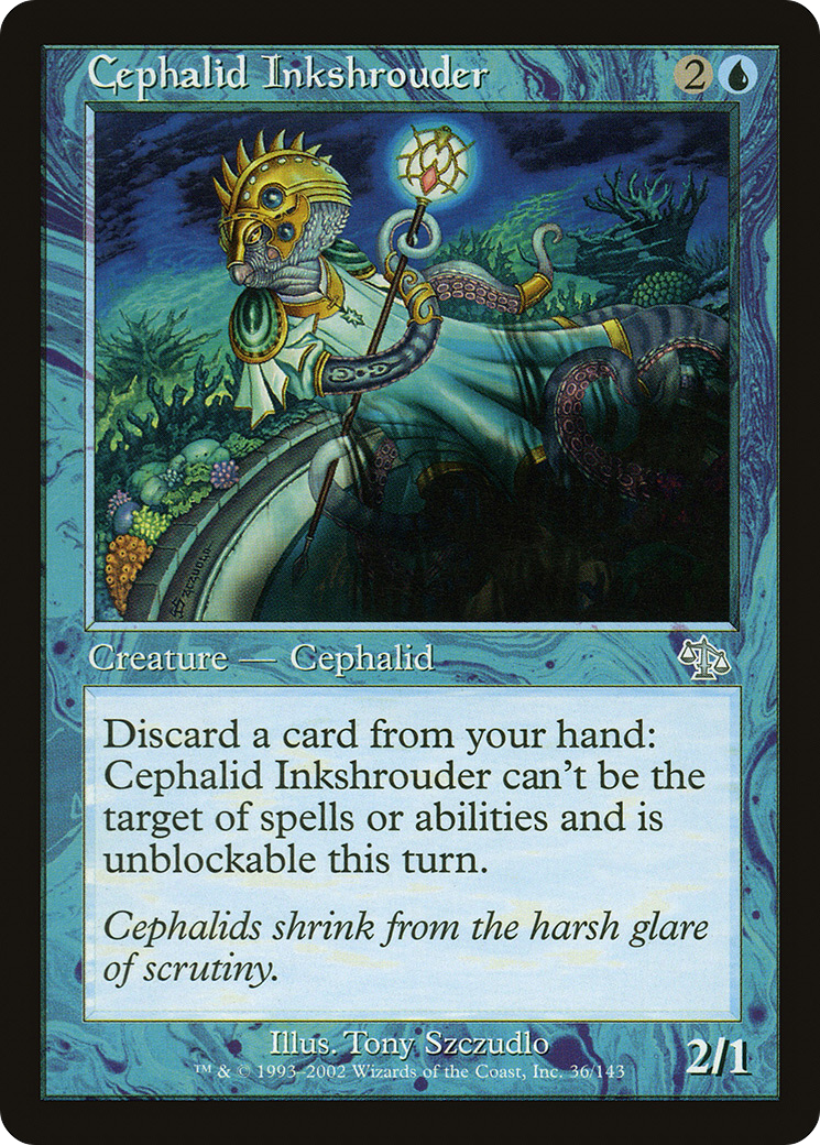 Cephalid Inkshrouder (JUD-036) [Judgment] Foil MTG Single Wizards of the Coast